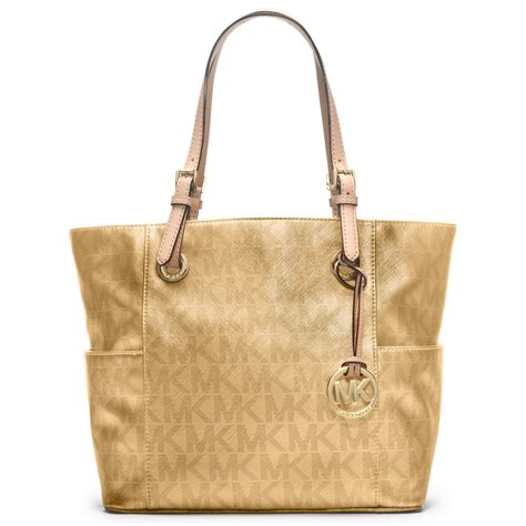 michael kors jubilee gold|Michael Kors handbags gold.